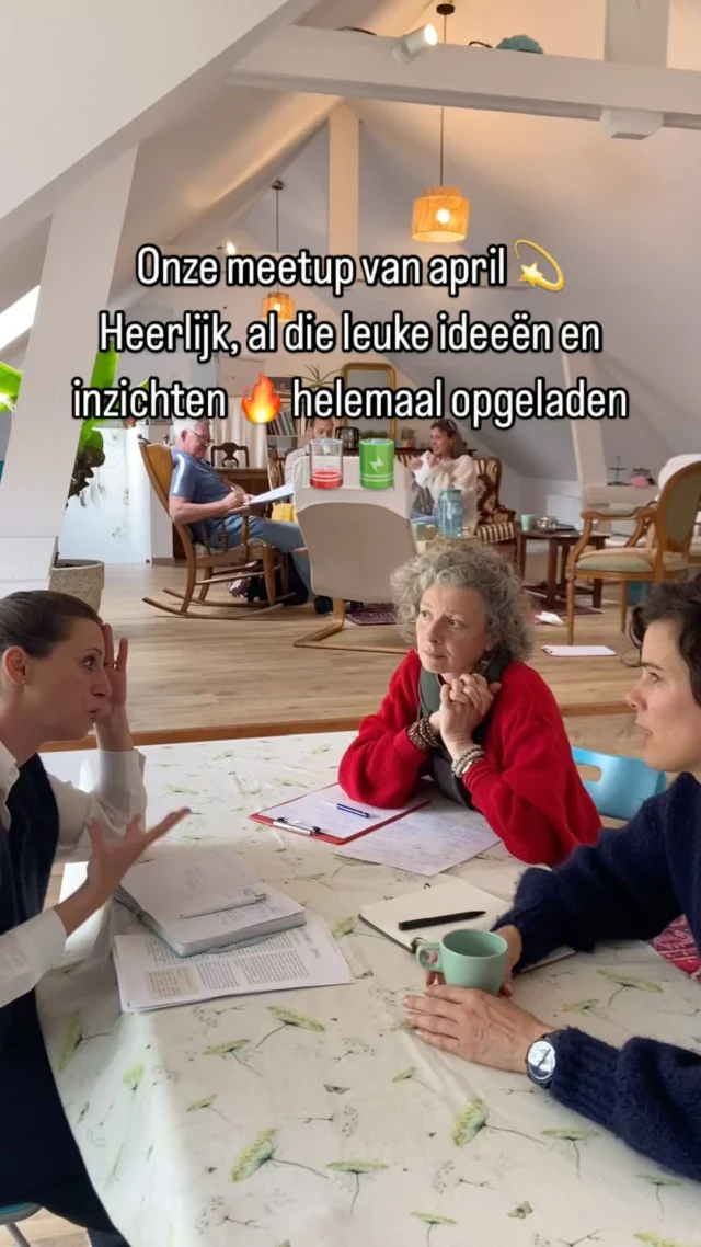Onze meetup van april 💫
Heerlijk, al die leuke ideeën en inzichten 🔥 helemaal opgeladen 🪫🔋